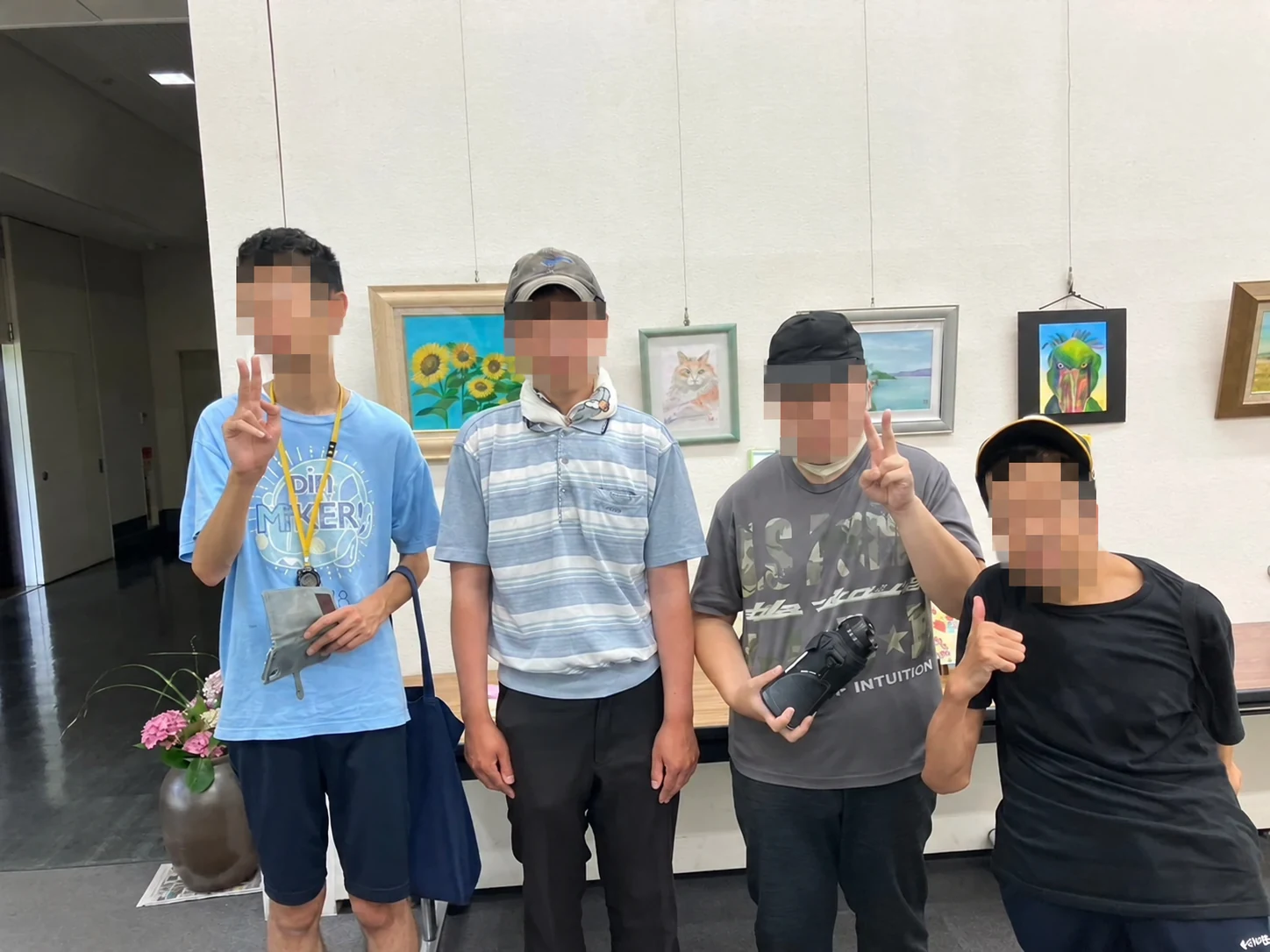 美術展の見学